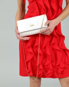 Women's envelope bag Doca 22074 white